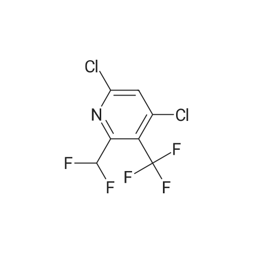 4,6-Dichloro-2-(difluoromethyl)-3-(trifluoromethyl)pyridine
