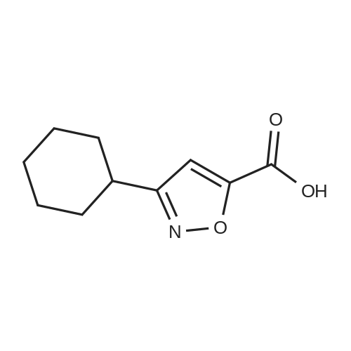 3-Cyclohexylisoxazole-5-carboxylic acid