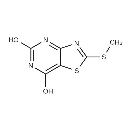 2-(Methylthio)thiazolo[4,5-d]pyrimidine-5,7-diol