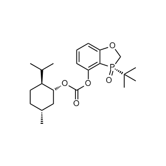 (S)-3-(tert-Butyl)-3-oxido-2H-benzo[d][1,3]oxaphosphol-4-yl ((1R,2S,5R)-2-isopropyl-5-methylcyclohexyl) carbonate