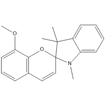 1′,3′-Dihydro-8-methoxy-1′,3′,3′-trimethylspiro[2H-1-benzopyran-2,2′-[2H]indole]