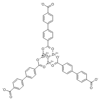 Zinc, tris[μ-[[1,1′-biphenyl]-4,4′-dicarboxylato(2-)]]-μ4-oxotetra-