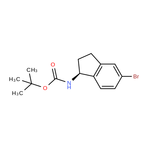 (S)-tert-Butyl (5-bromo-2,3-dihydro-1H-inden-1-yl)carbamate