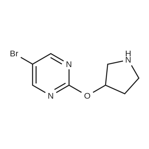 5-Bromo-2-(pyrrolidin-3-yloxy)pyrimidine