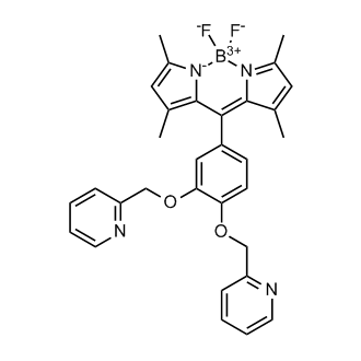 10-(3,4-Bis(pyridin-2-ylmethoxy)phenyl)-5,5-difluoro-1,3,7,9-tetramethyl-5H-dipyrrolo[1,2-c:2',1'-f][1,3,2]diazaborinin-4-ium-5-uide