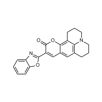 10-(Benzo[d]oxazol-2-yl)-2,3,6,7-tetrahydro-1H-pyrano[2,3-f]pyrido[3,2,1-ij]quinolin-11(5H)-one