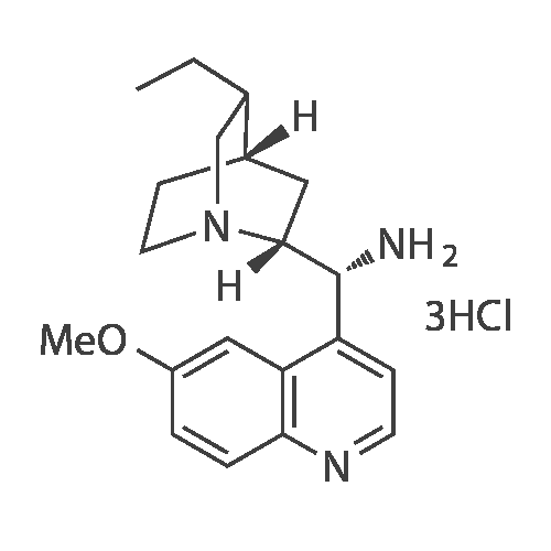 (R)-((1S,2R,4S,5R)-5-ethylquinuclidin-2-yl)(6-methoxyquinolin-4-yl)methanamine trihydrochloride