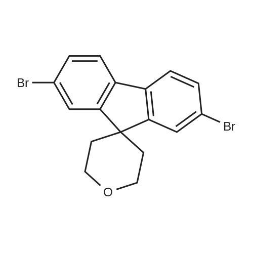 2,7-Dibromo-2',3',5',6'-tetrahydrospiro[fluorene-9,4'-pyran]