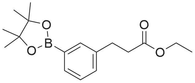 Ethyl 3-(3-(4,4,5,5-tetramethyl-1,3,2-dioxaborolan-2-yl)phenyl)propanoate
