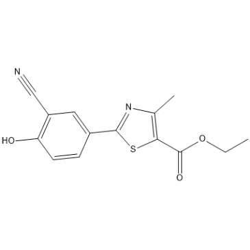 Ethyl 2-(3-cyano-4-hydroxyphenyl)-4-methylthiazole-5-carboxylate
