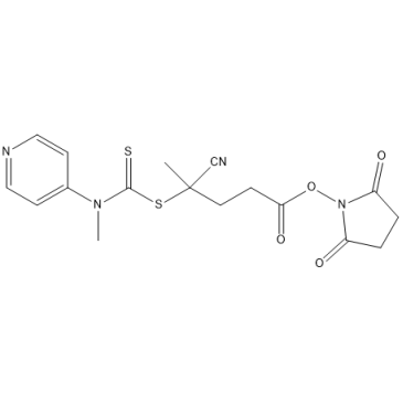 1-Succinimidyl-4-cyano-4-[N-methyl-N-(4-pyridyl)carbamothioylthio]pentanoate