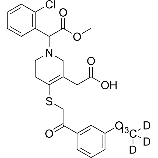 Clopidogrel-MP endo derivative-
       
        13
       
       C,d
       
        3