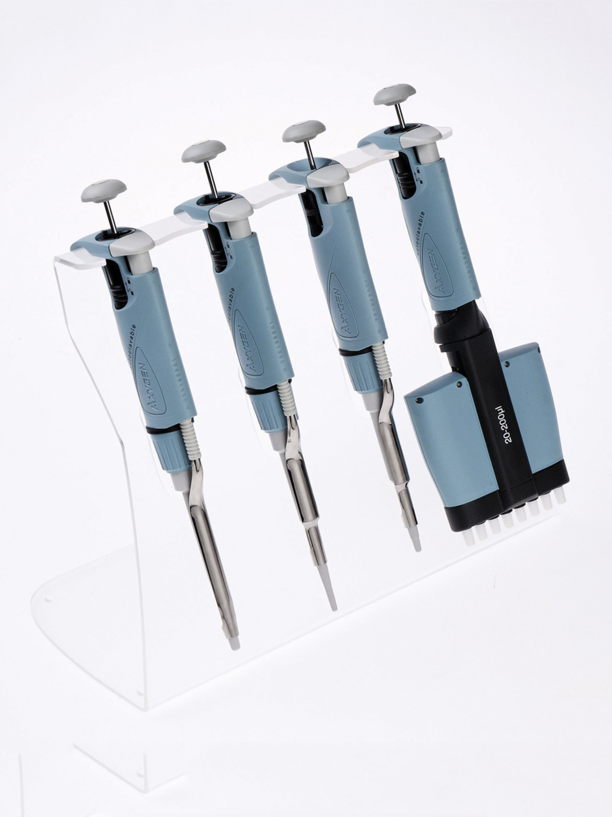 Axygen® Axypet® 5-50 µL, 8 Channel Pipettor, ISO17025, Calibration 3x10