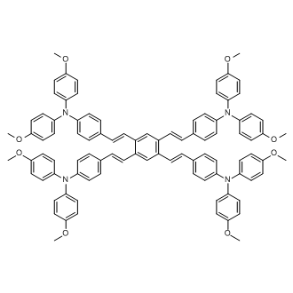4,4',4'',4'''-Benzene-1,2,4,5-tetrayltetrakis(ethene-2,1-diyl))tetrakis(N,N-bis(4-methoxyphenyl)aniline)