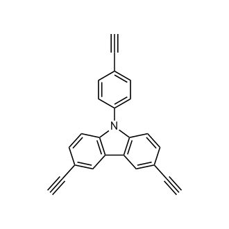 3,6-Diethynyl-9-(4-ethynylphenyl)-9H-carbazole