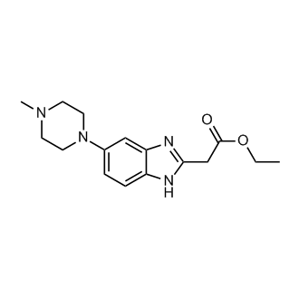 Ethyl 2-(5-(4-methylpiperazin-1-yl)-1H-benzo[d]imidazol-2-yl)acetate