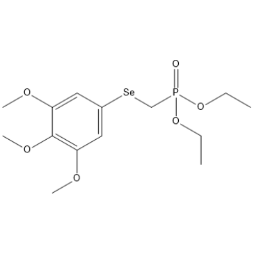 Diethyl (((3,4,5-trimethoxyphenyl)selanyl)methyl)phosphonate