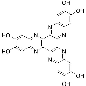 Diquinoxalino[2,3-a:2',3'-c]phenazine-2,3,8,9,14,15-hexaol
