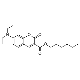 Hexyl 7-(diethylamino)-2-oxo-2H-chromene-3-carboxylate
