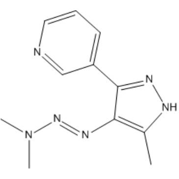3-(4-(3,3-Dimethyltriaz-1-en-1-yl)-5-methyl-1H-pyrazol-3-yl)pyridine