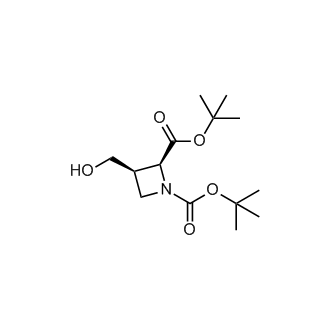 di-tert-Butyl (2S,3R)-3-(hydroxymethyl)azetidine-1,2-dicarboxylate