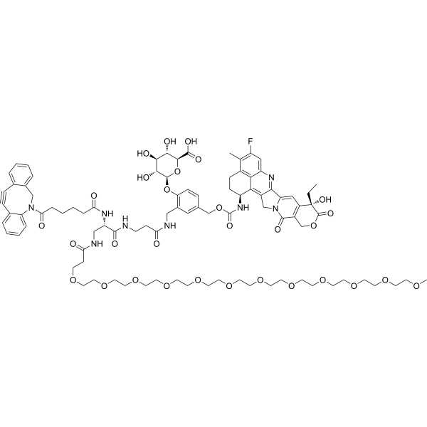 DBCO-β-Glu-PEG12-Exatecan