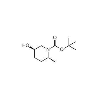 1-Piperidinecarboxylic acid, 5-hydroxy-2-methyl-, 1,1-dimethylethyl ester, (2R,5R)-