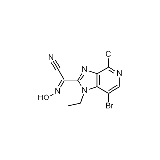 (7-Bromo-4-chloro-1-ethyl-1H-imidazo[4,5-c]pyridin-2-yl)hydroxyiminoacetonitrile