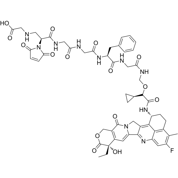 Gly-Mal-Gly-Gly-Phe-Gly-amide-methylcyclopropane-Exatecan