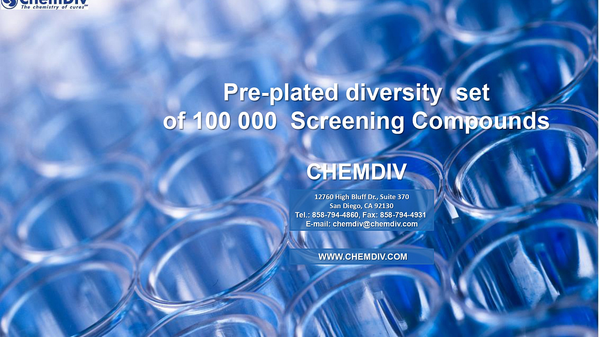 100k Diverse Compounds Pre-Plated Set