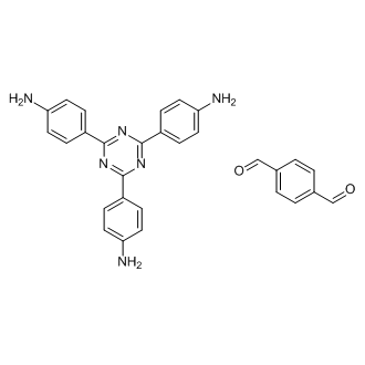 Terephthalaldehyde compound with 4,4',4''-(1,3,5-triazine-2,4,6-triyl)trianiline 1:1