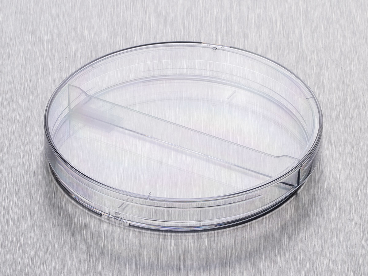 Corning® Gosselin™ Bi-plate 100 x 15 mm, 3 Vents, ISO mark, Sterile, Double Outer Bag, 33/Bag, 825/Case