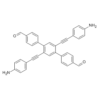 2',5'-Bis((4-aminophenyl)ethynyl)-[1,1':4',1''-terphenyl]-4,4''-dicarbaldehyde