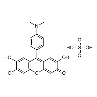 9-(4-(Dimethylamino)phenyl)-2,6,7-trihydroxy-3H-xanthen-3-one sulfate
