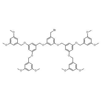5,5',5'',5'''-((((((5-(Bromomethyl)-1,3-phenylene)bis(oxy))bis(methylene))bis(benzene-5,3,1-triyl))tetrakis(oxy))tetrakis(methylene))tetrakis(1,3-dimethoxybenzene)