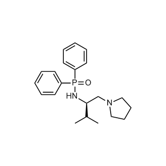 (R)-N-(3-Methyl-1-(pyrrolidin-1-yl)butan-2-yl)-P,P-diphenylphosphinic amide