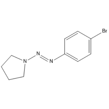 1-[(1e)-2-(4-bromophenyl)diazen-1-yl]pyrrolidine