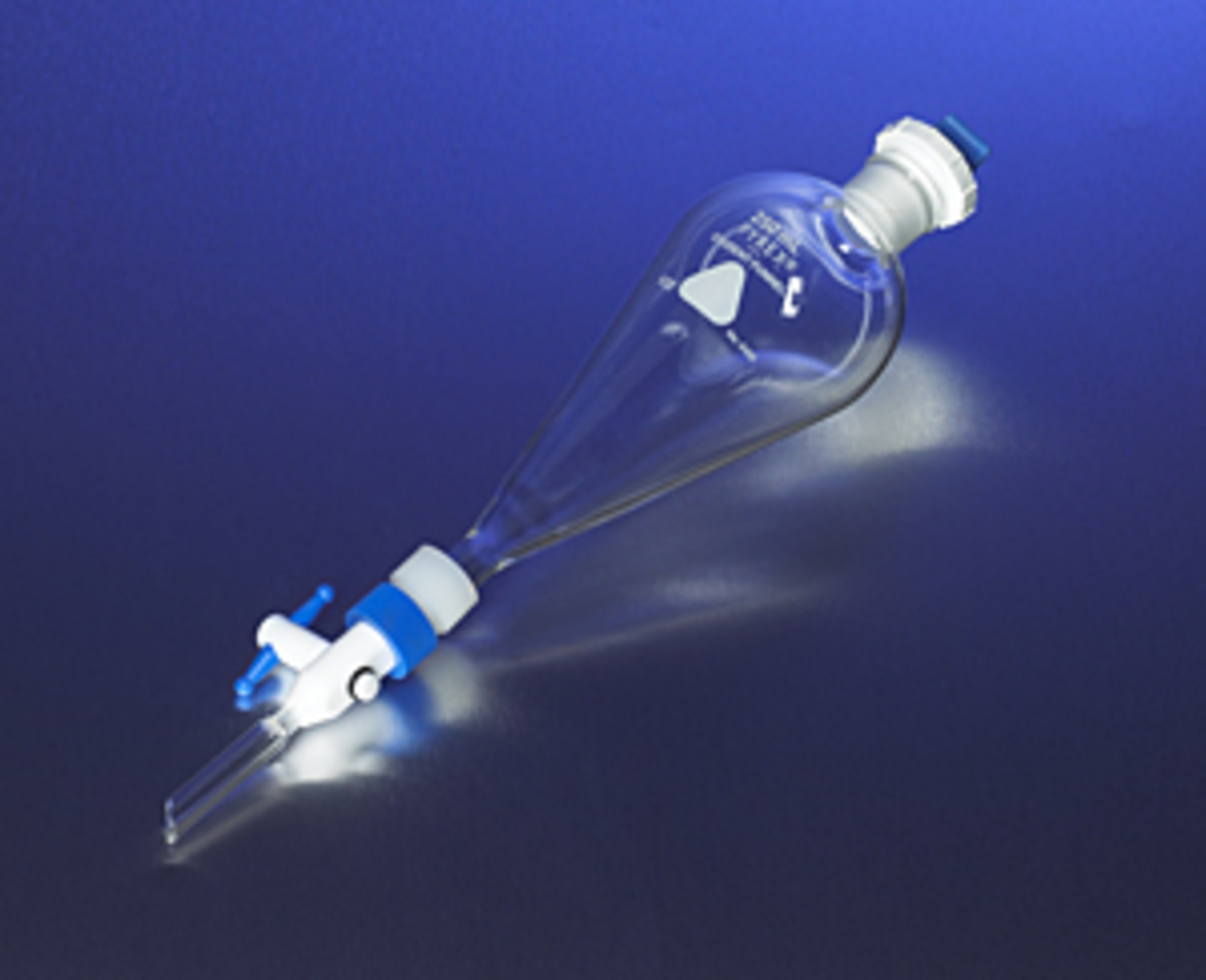 PYREX® 60 mL Replacement Squibb Separatory Funnel WITHOUT Valve and Stopper