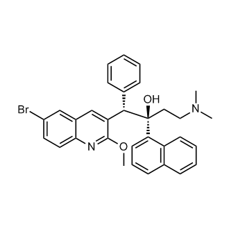 (1S,2R)-1-(6-bromo-2-methoxyquinolin-3-yl)-4-(dimethylamino)-2-(naphthalen-1-yl)-1-phenylbutan-2-ol