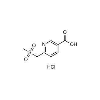 6-((Methylsulfonyl)methyl)nicotinic acid hydrochloride