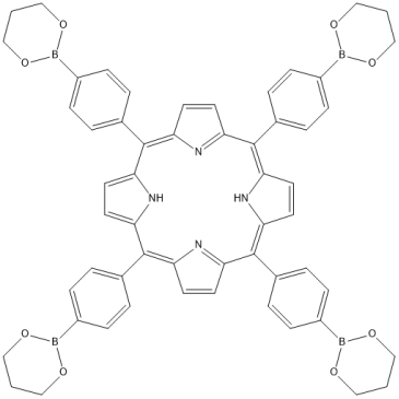 5,10,15,20-Tetrakis(4-(1,3,2-dioxaborinan-2-yl)phenyl)porphyrin