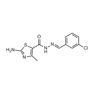 2-[(3-Chlorophenyl)methylene]hydrazide, 2-amino-4-methyl-5-thiazolecarboxylic acid