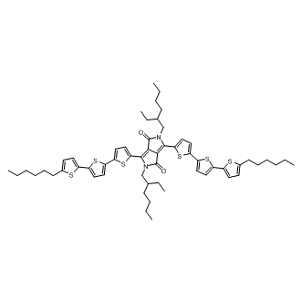2,5-Bis(2-ethylhexyl)-3,6-bis(5''-hexyl-[2,2':5',2''-terthiophen]-5-yl)pyrrolo[3,4-c]pyrrole-1,4(2H,5H)-dione